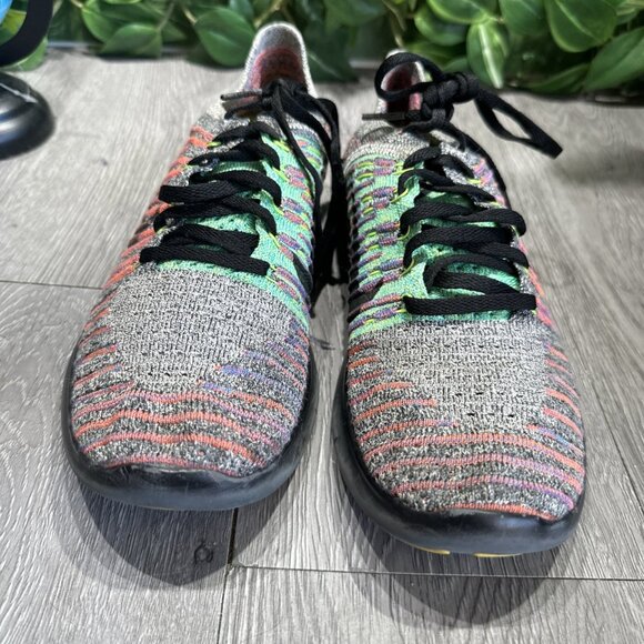 Nike Free RN Flyinit Shoes Women's 8 Multicolor Running Sneakers 831070-108 - Picture 3 of 9
